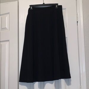 Classic Black Midi Skirt